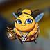 Honey Rush Black and Yellow  